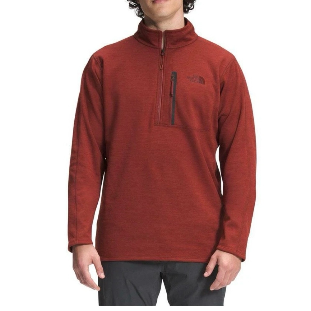 The North Face Canyonlands Half Zip Fleece Jacket Men's S Maroon